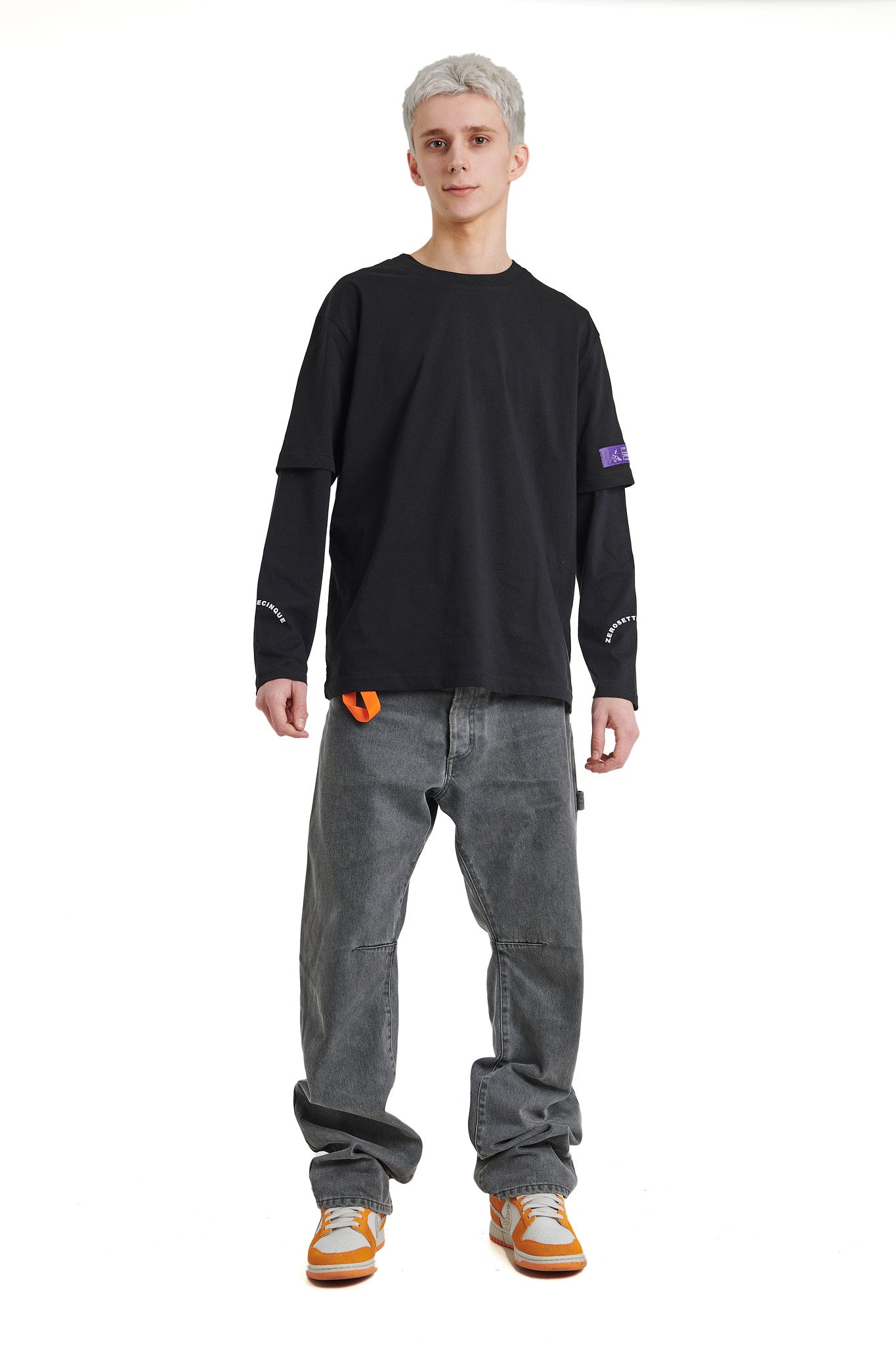 TIGER LOGO BLACK T-SHIRT