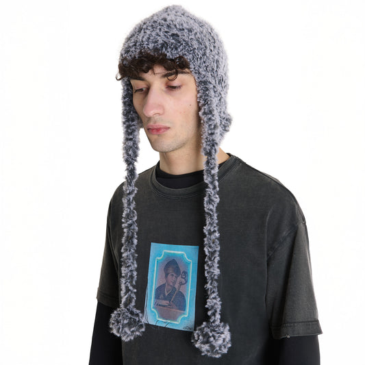 BEARSKIN GREY CAP