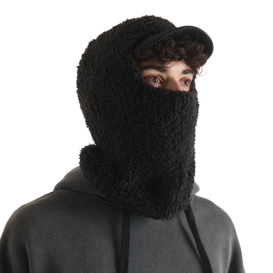 VISOR BALACLAVA TEDDY CAP