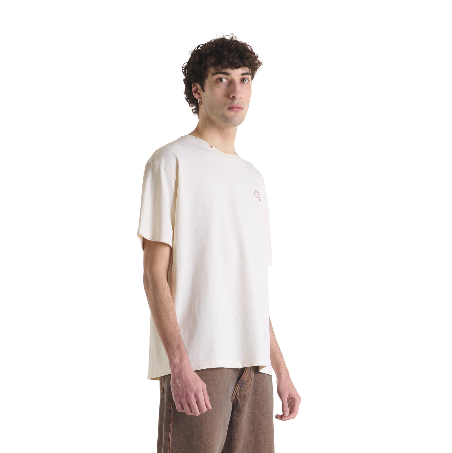 RUBBER LOGO BUTTER T-SHIRT