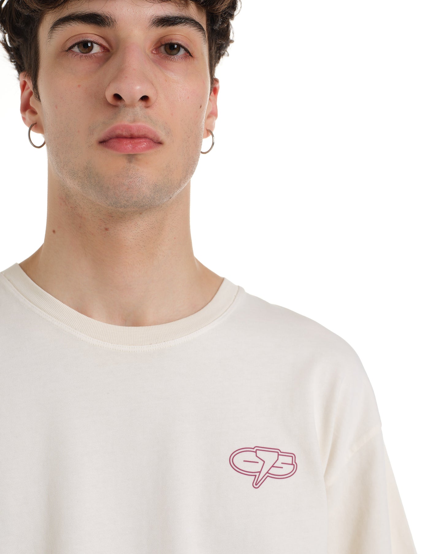 RUBBER LOGO BUTTER T-SHIRT