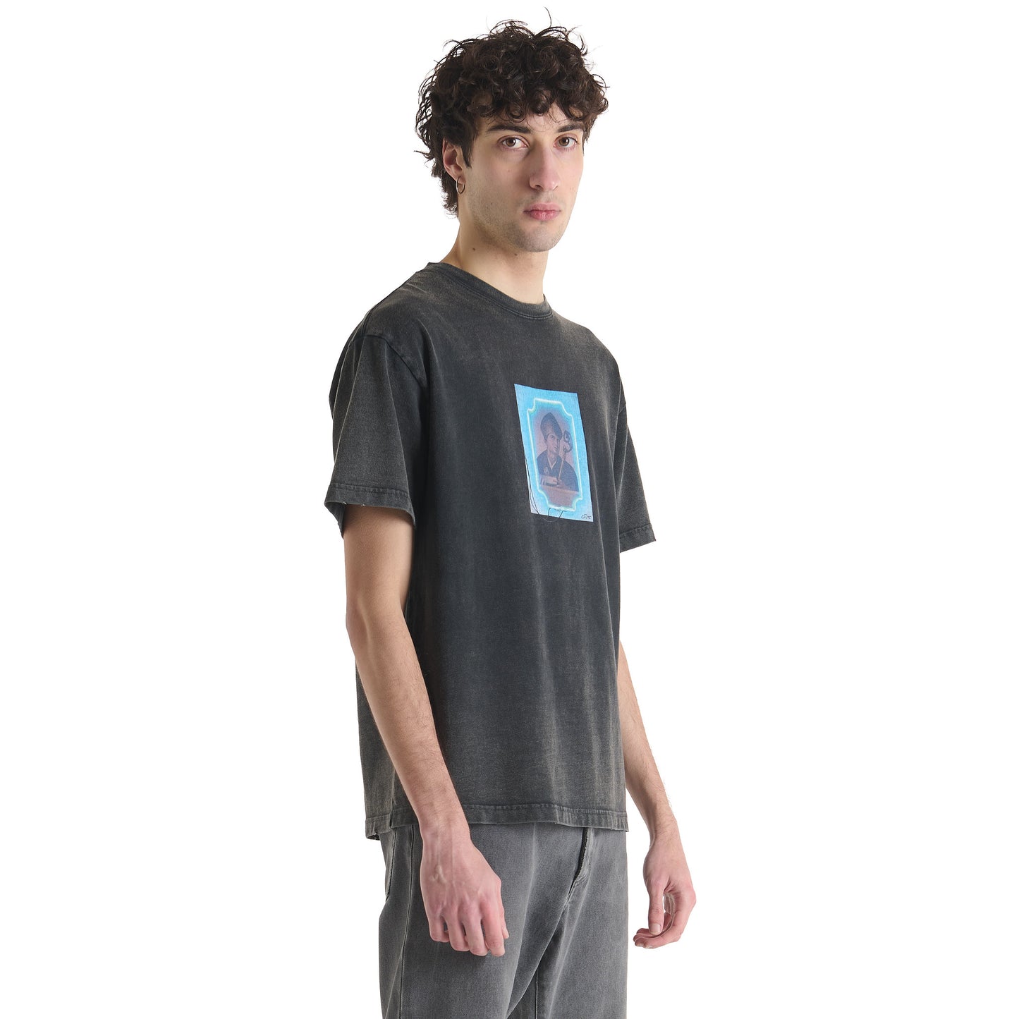 SAN GENNARO ACID GREY T-SHIRT