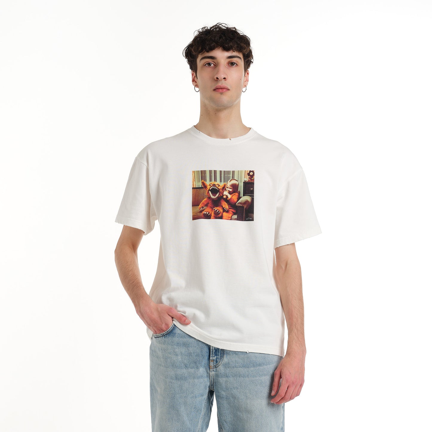 PLUSH WHITE SALT T-SHIRT