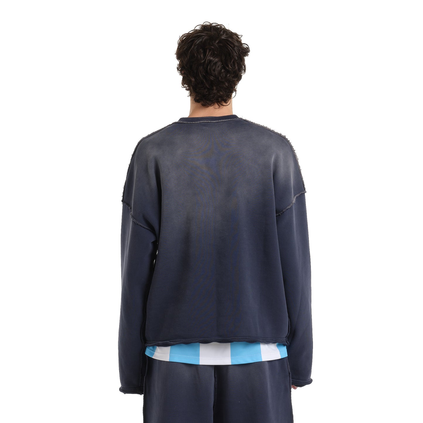 REVERSE ACID BLU CREWNECK
