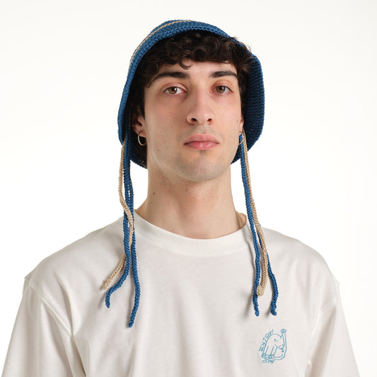 CROCHET BUCKET HAT SUGAR PAPER-IVORY