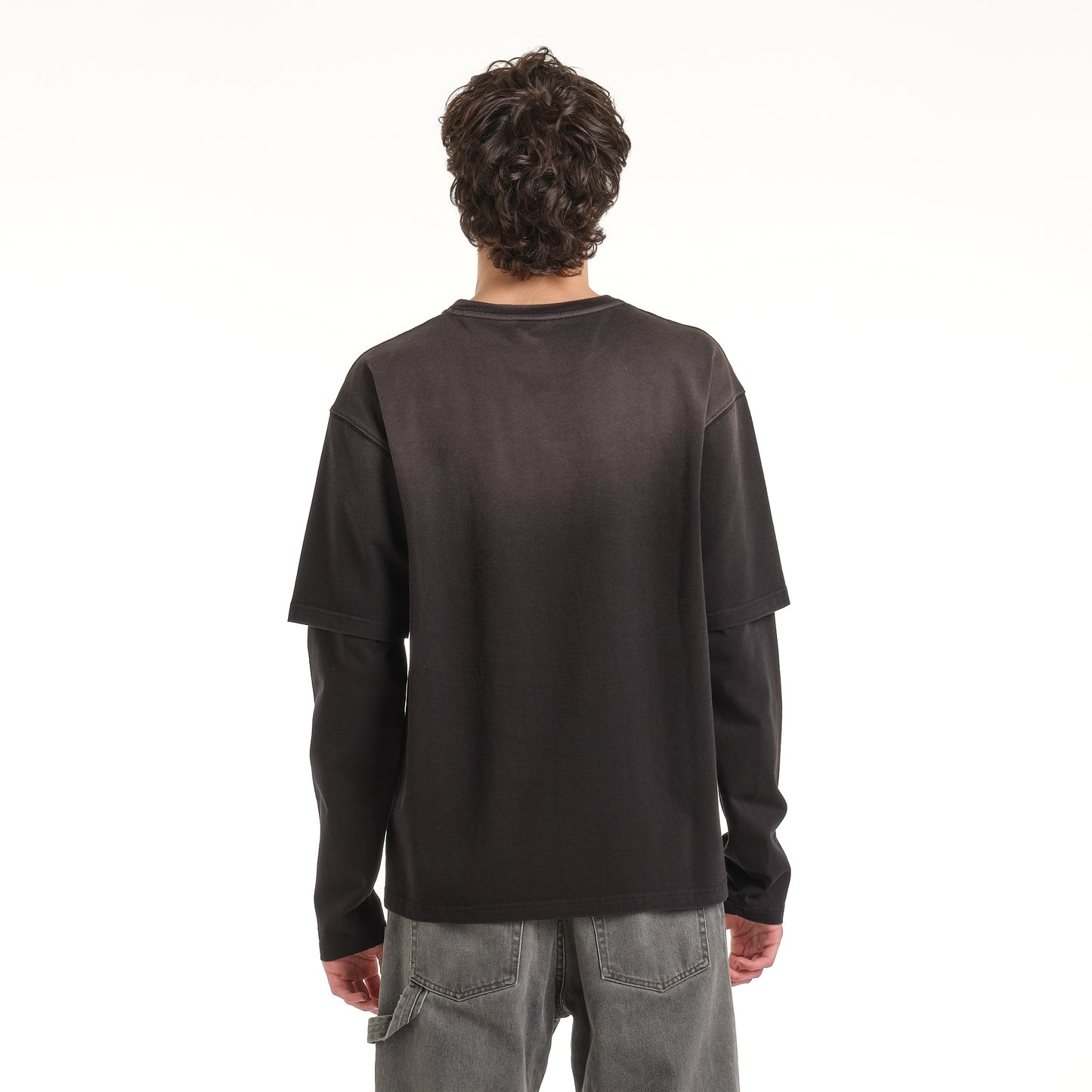 OHIO ACID BLACK LONG-SLEEVE T-SHIRT