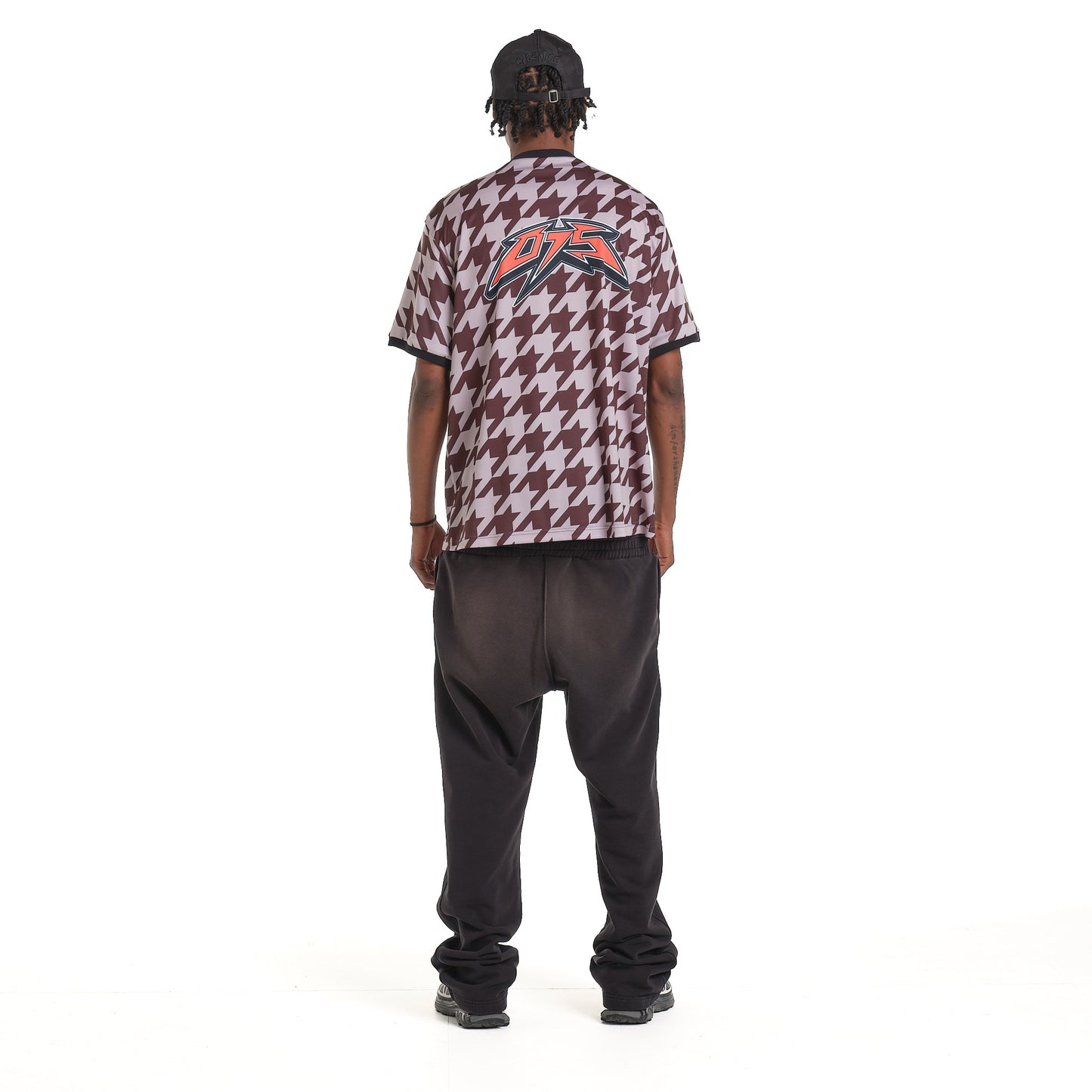 HOUNDSTOOTH BLACK-GREY T-SHIRT