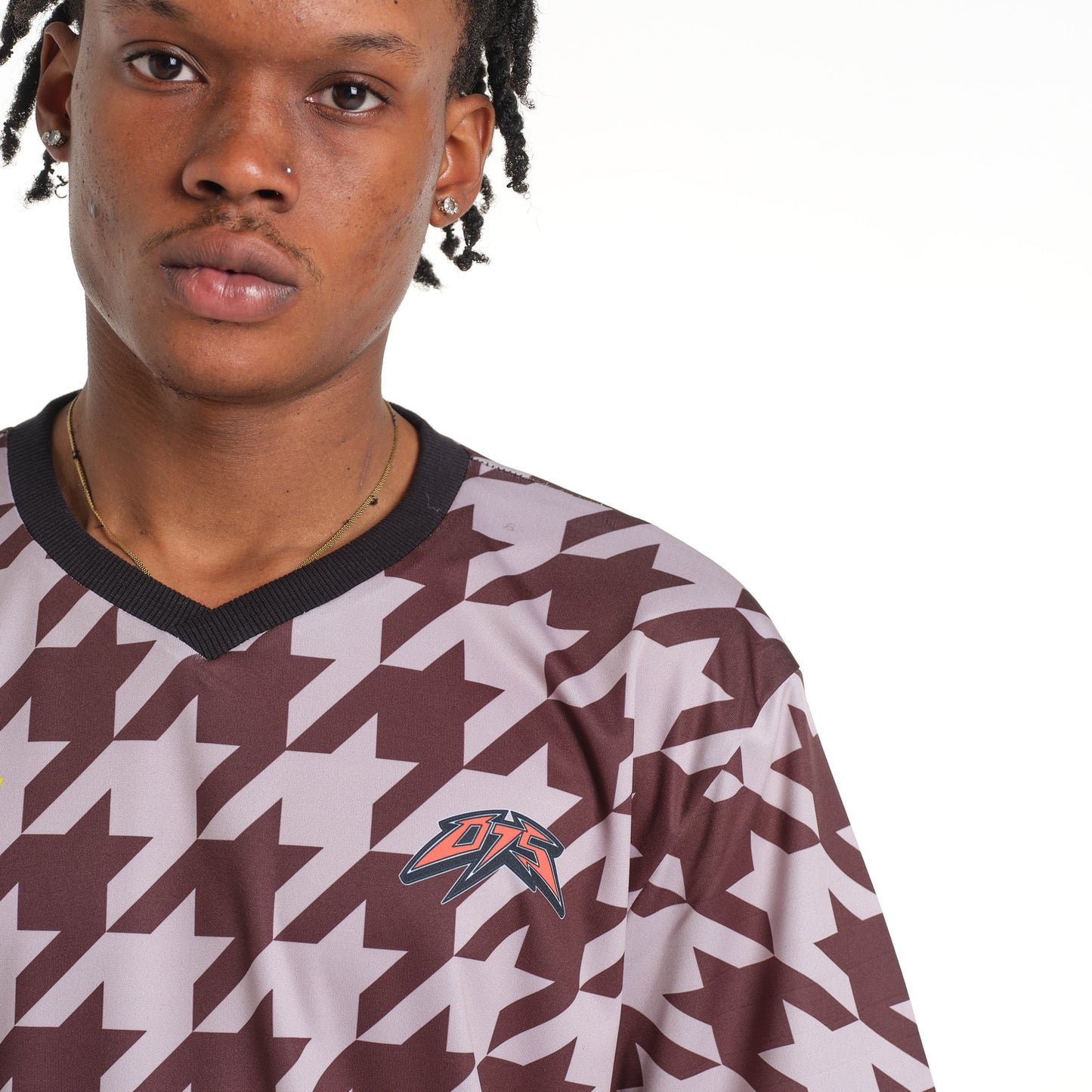 HOUNDSTOOTH BLACK-GREY T-SHIRT