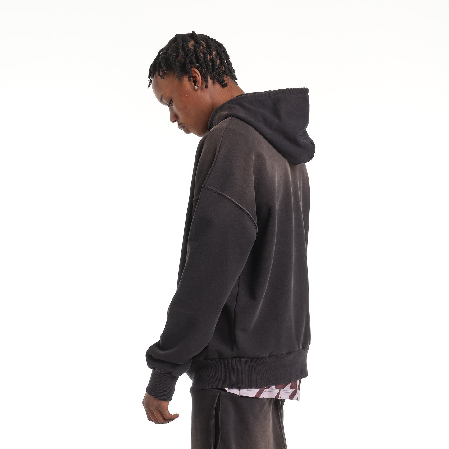 LOGO ACID BLACK HOODIE