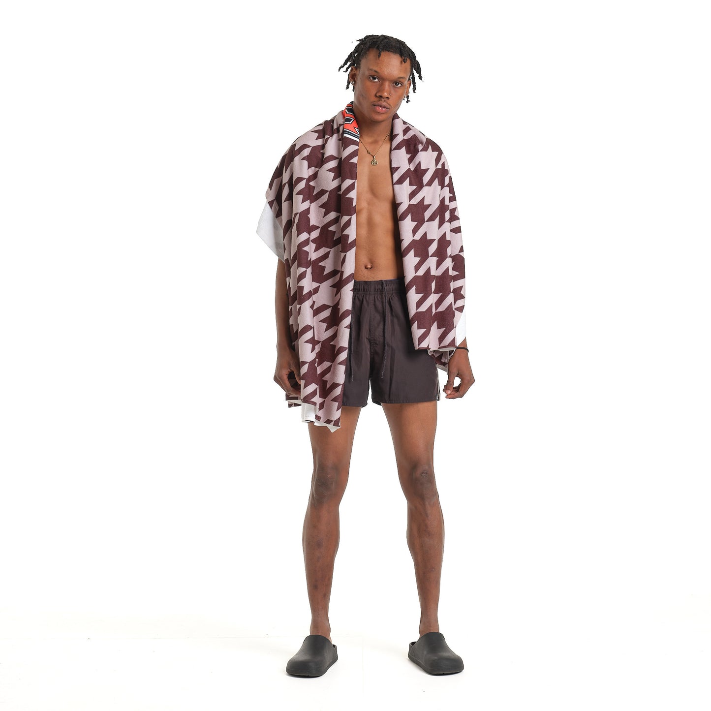HOUNDSTOOTH BEACH TOWEL