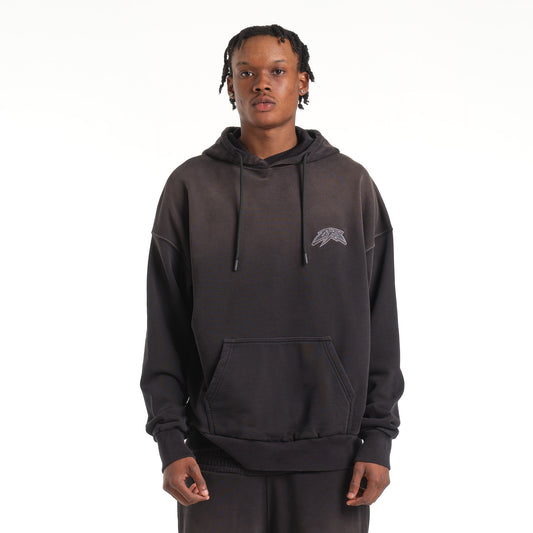 LOGO ACID BLACK HOODIE