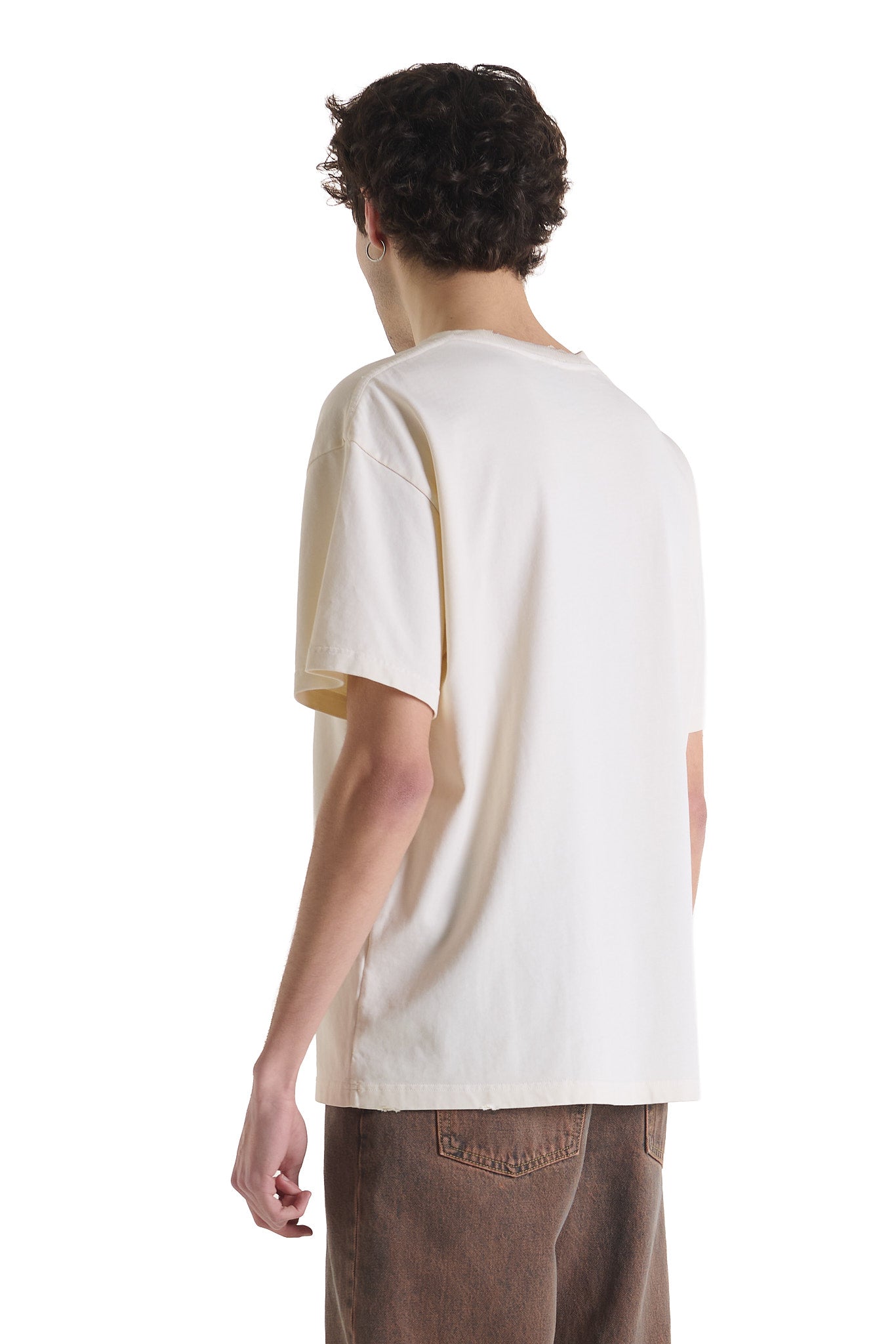 RUBBER LOGO BUTTER T-SHIRT