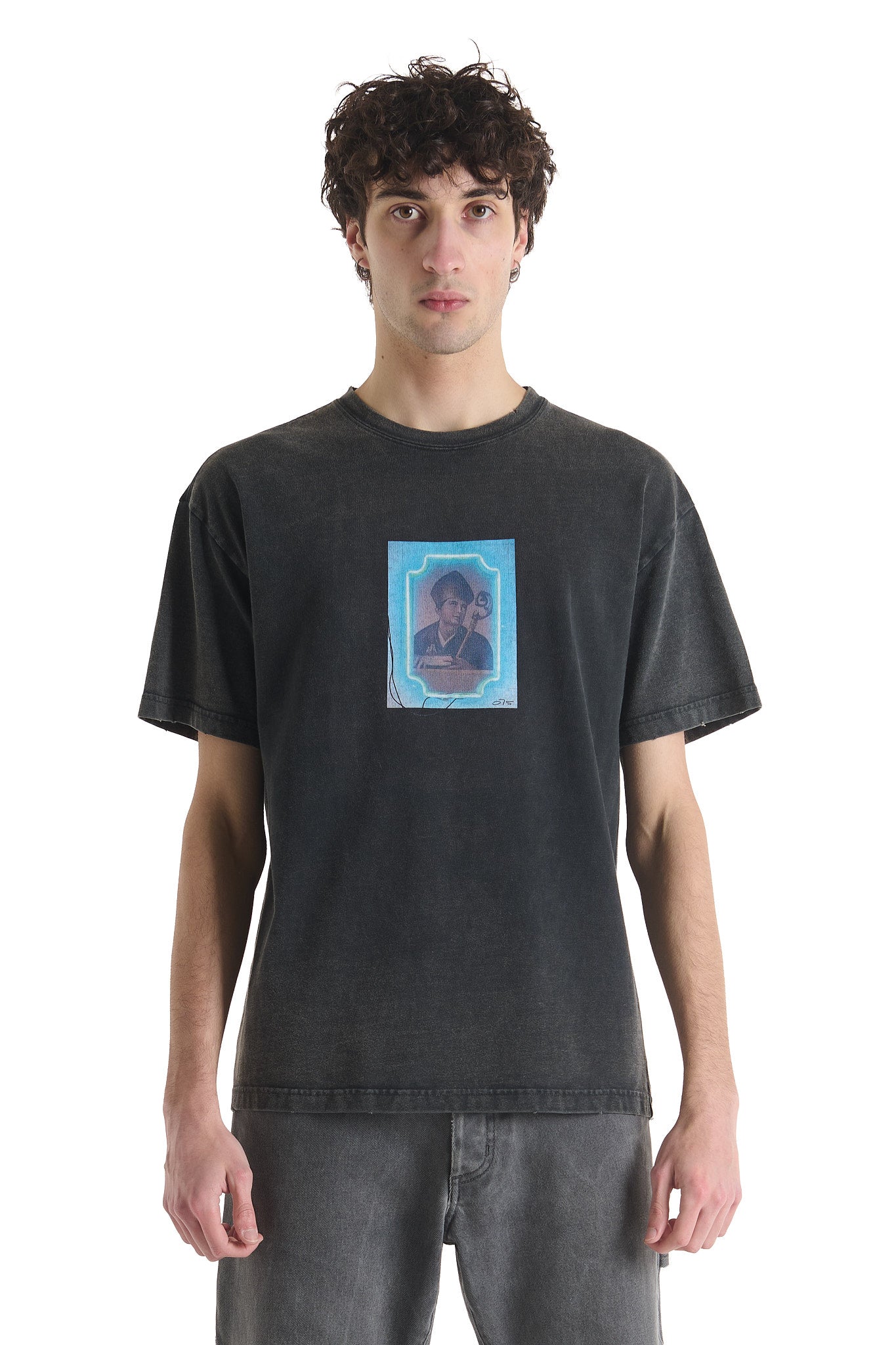 SAN GENNARO ACID GREY T-SHIRT