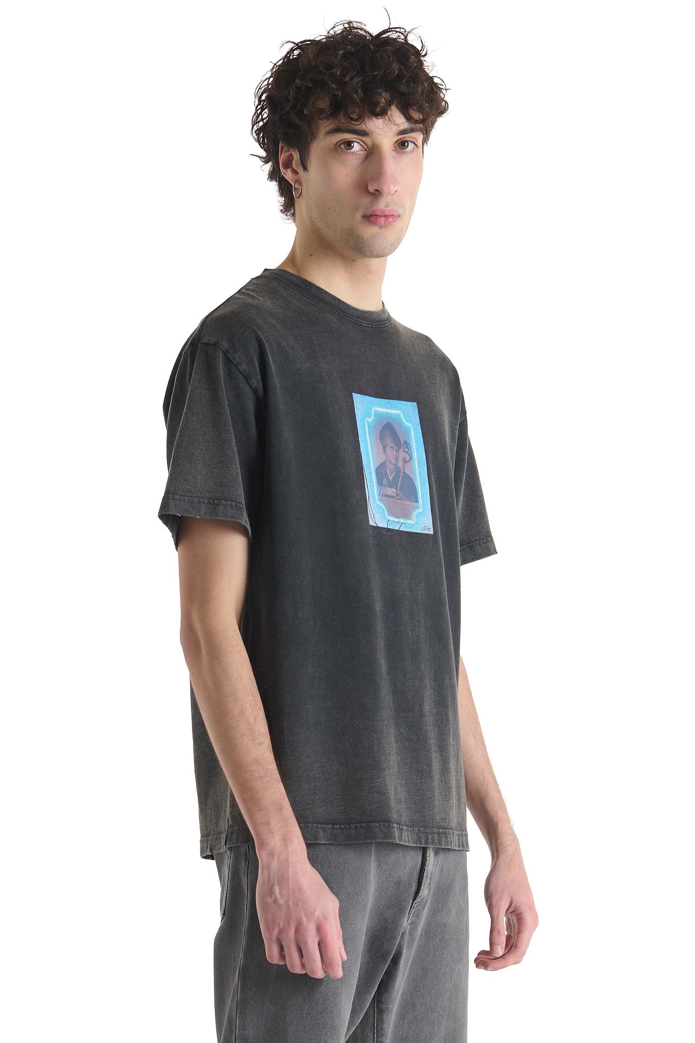 SAN GENNARO ACID GREY T-SHIRT